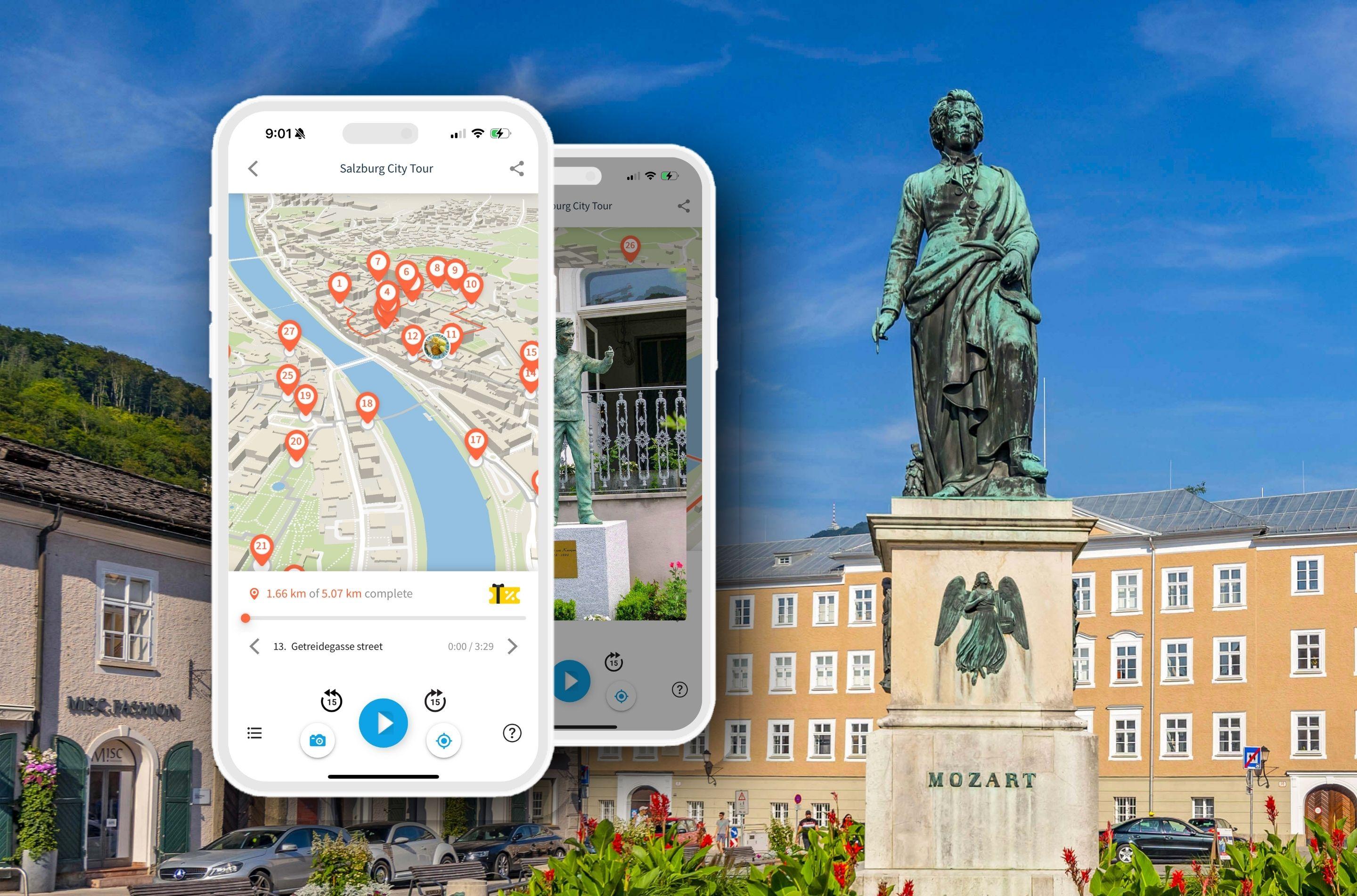 Salzburg Walking City Tour with Smartphone Audio Guide - cover photo