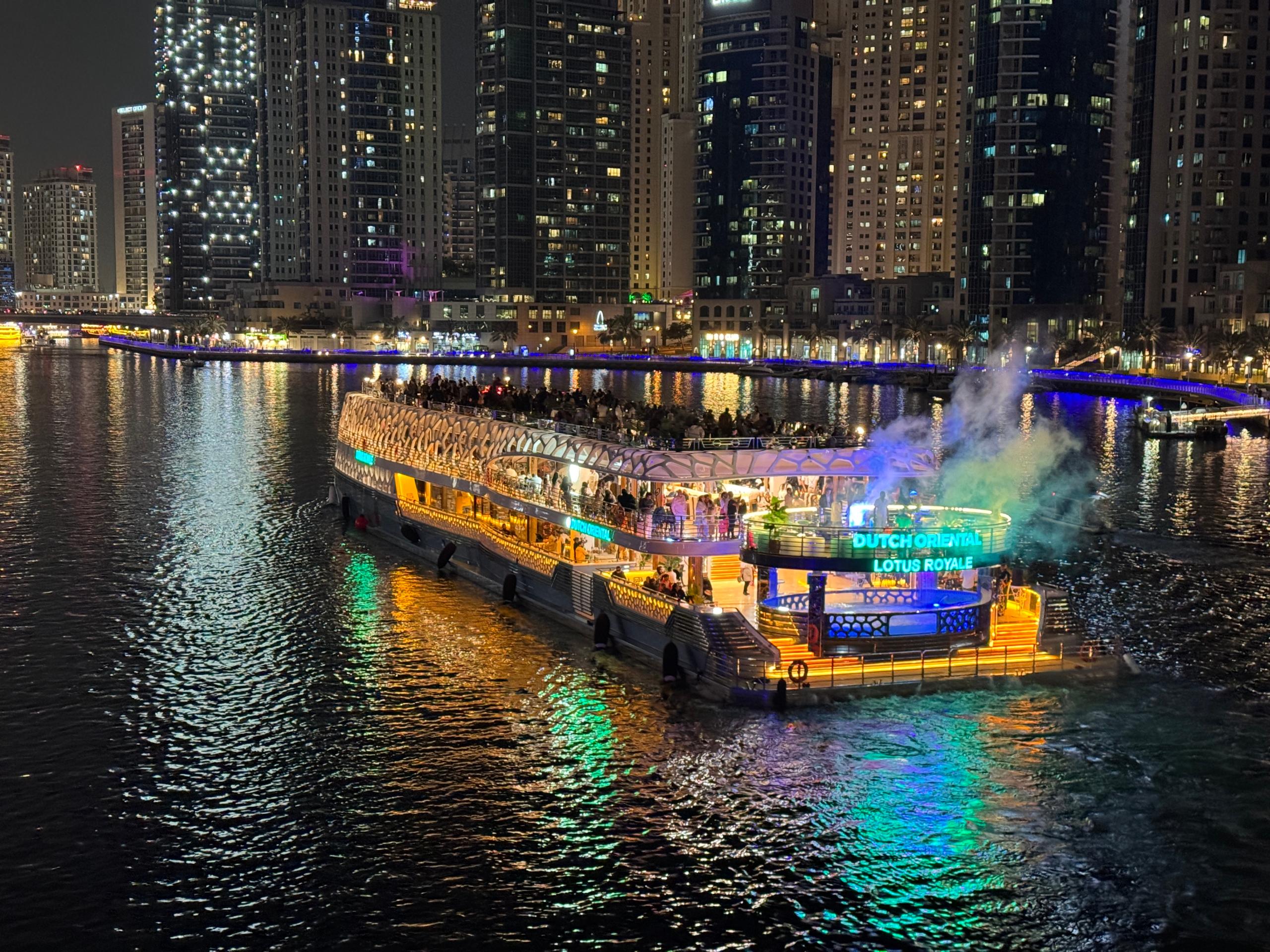 Dubai  Lotus Mega Yacht Dinner Cruise Tour with Private Transfers - photo 3