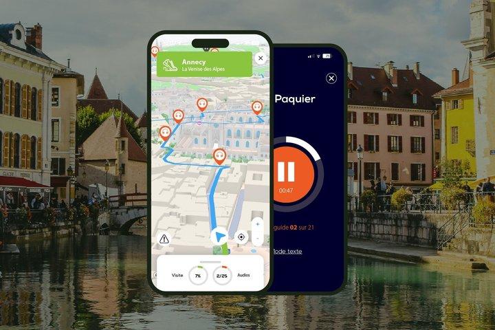 Annecy Walking audio guide 1h and 20 audio comments - cover photo