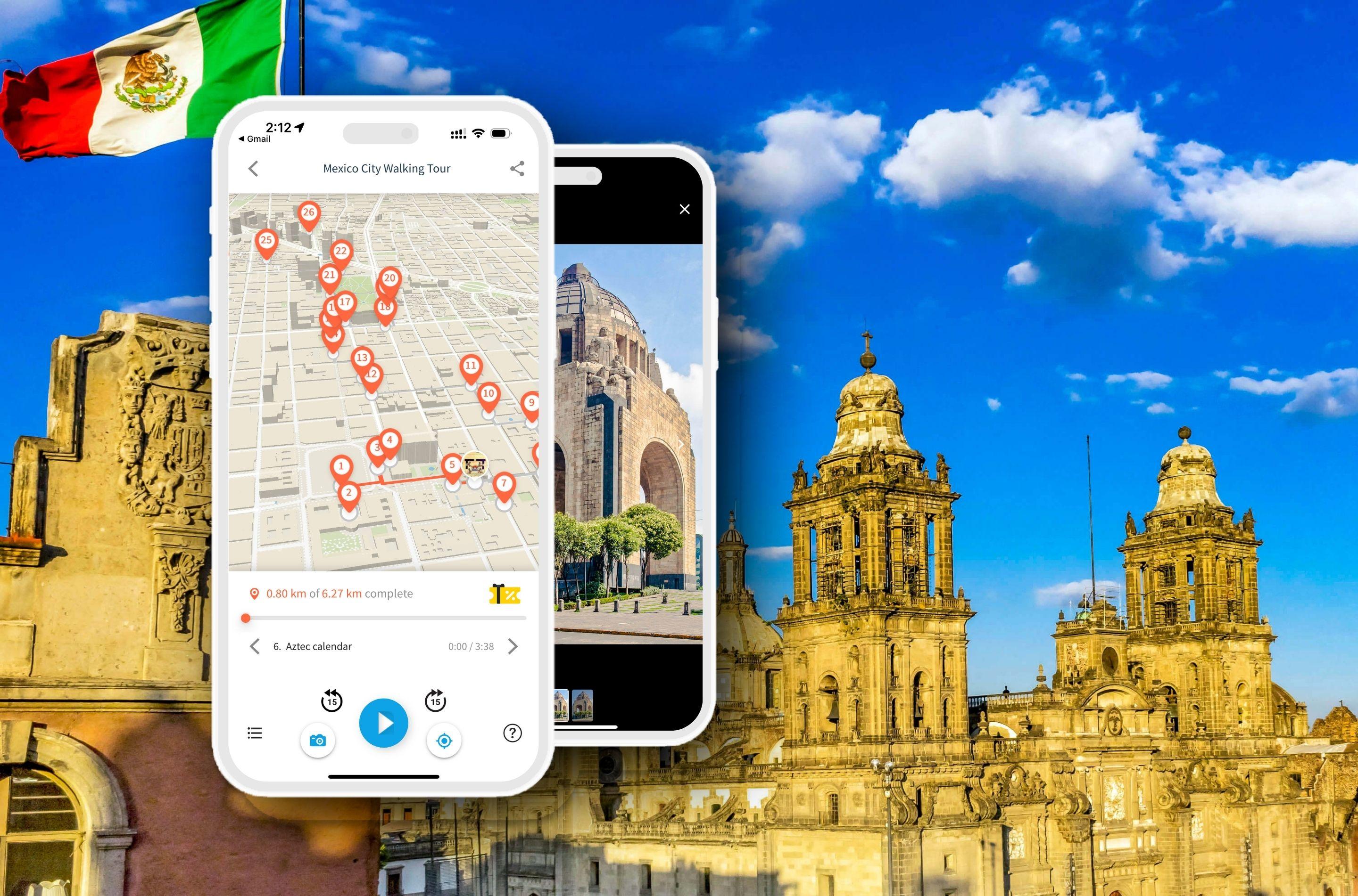 Mexico City Walking Tour with Audio Guide App - cover photo