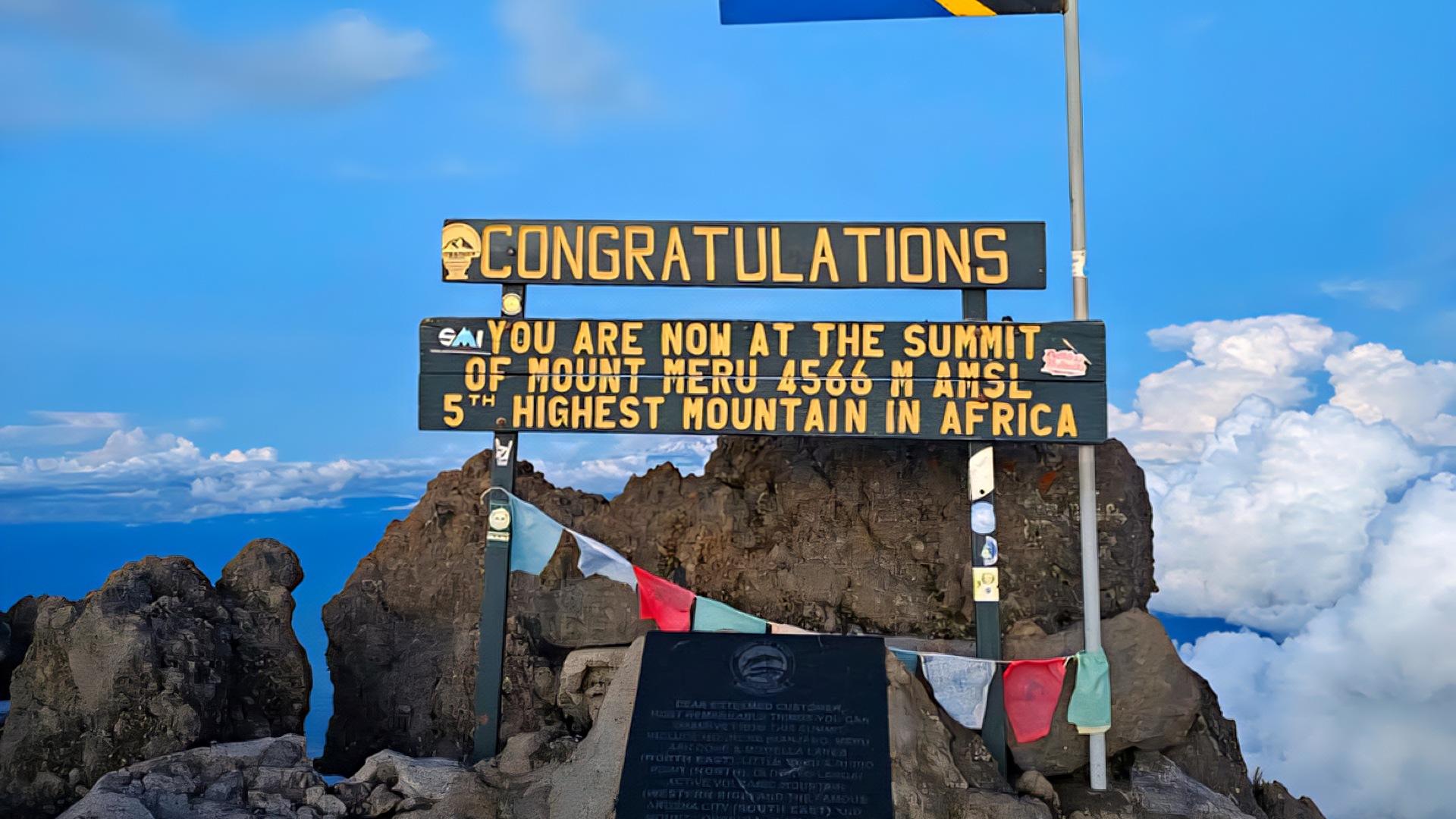 Mount Meru 3-Day Private Luxury Trek | Arusha National Park, Tanzania  - cover photo