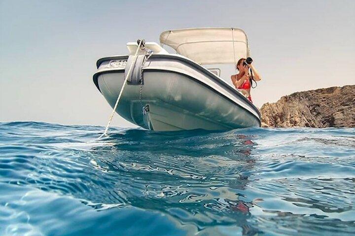 BUGGERRU TOUR Half Day in RUBBER BOAT (SUN and  BATH STOP between caves and coves) - cover photo
