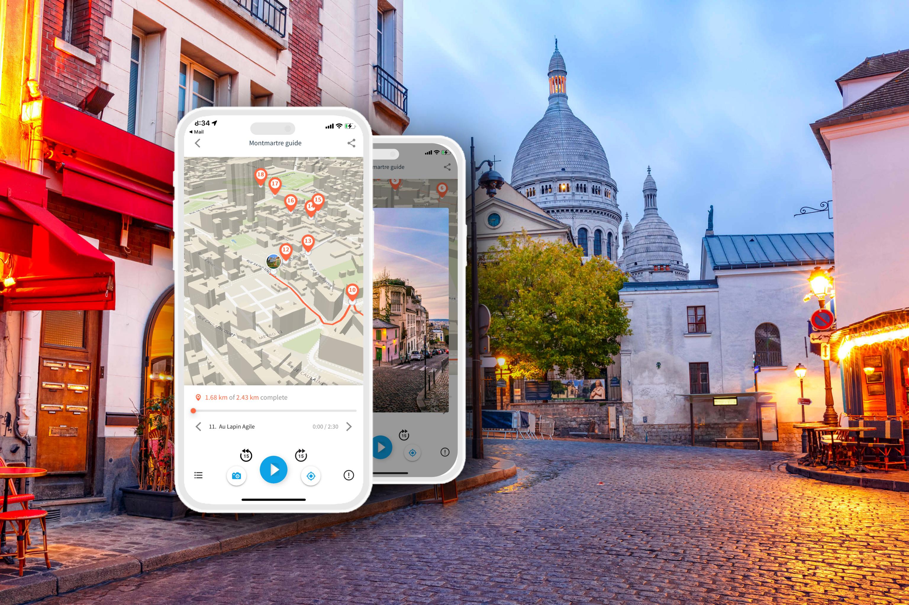 Montmartre & Sacre-Coeur Cathedral Audio Guide App - cover photo