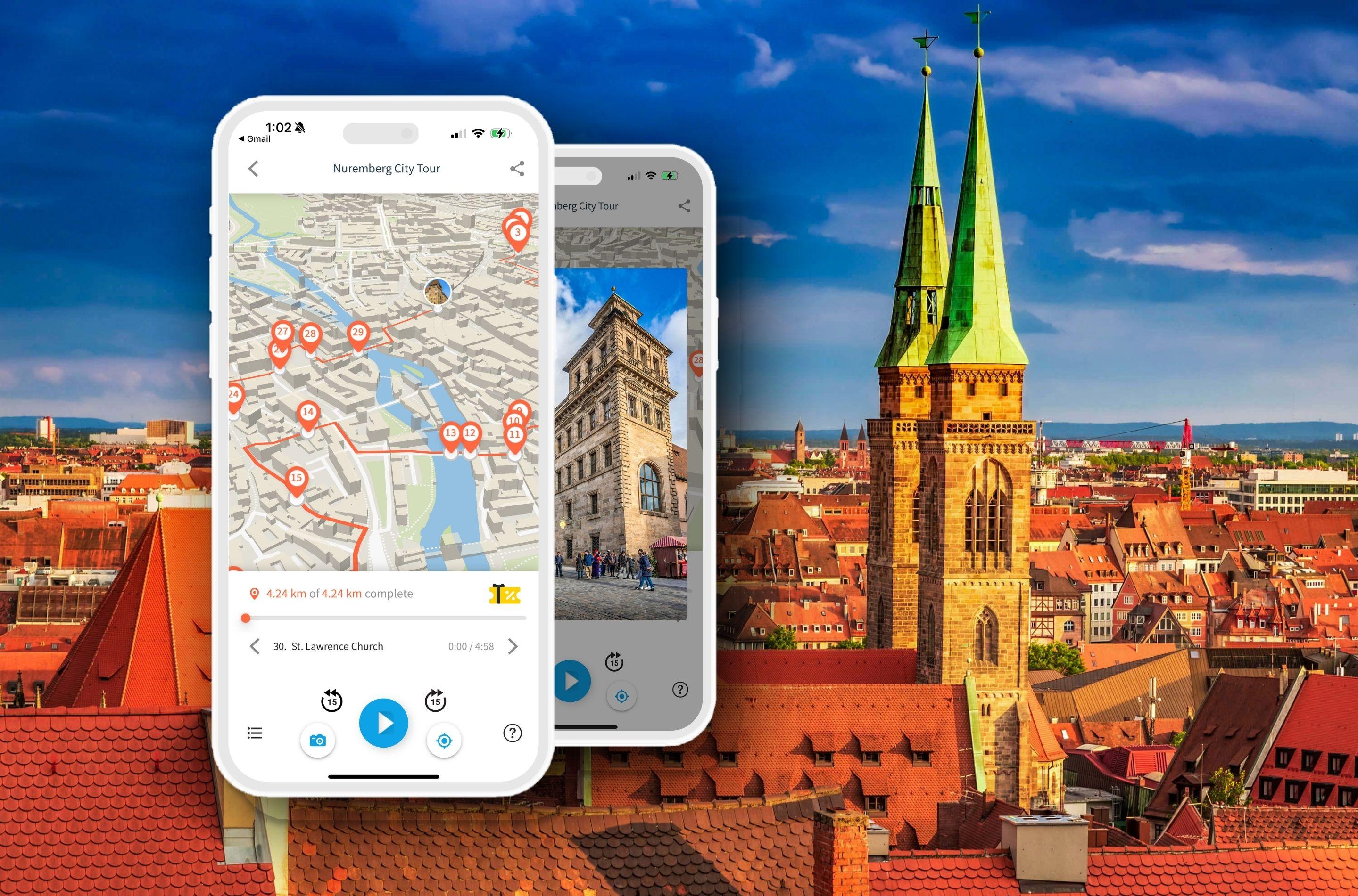 Nuremberg City Walking Tour with Smartphone Audioguide - cover photo