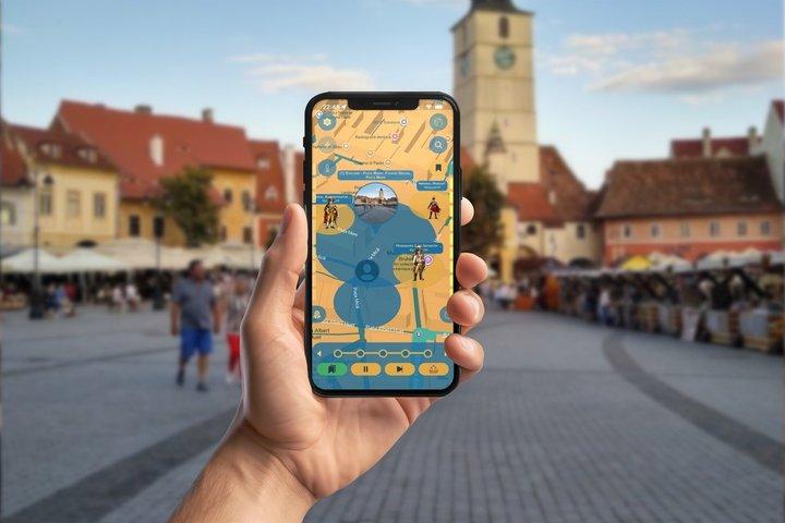 Sibiu Under the Habsburgs GPS App Walking Tour Mobile Game - cover photo