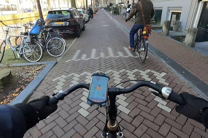 Amsterdam Bicycle Smartphone App Self-Guided GPS Tour - cover photo