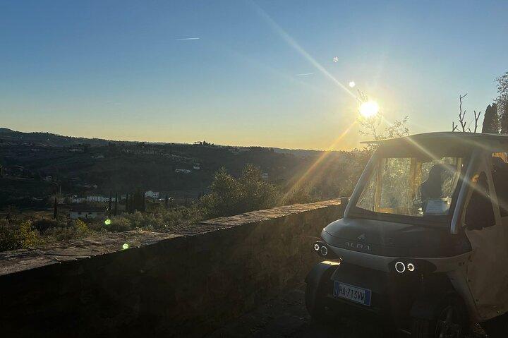 Florence Private Golf Cart Tour with Food Tasting & Michelangelo - cover photo