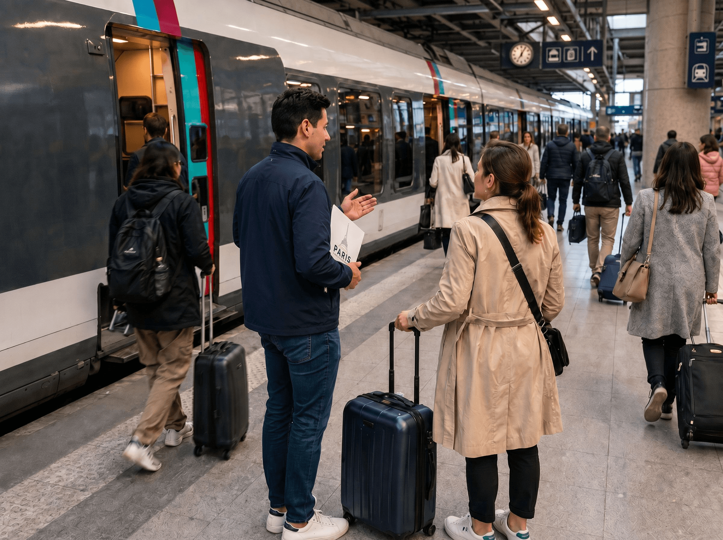 Paris Orly Airport arrival + Metro & Neighborhood Tour - photo 2