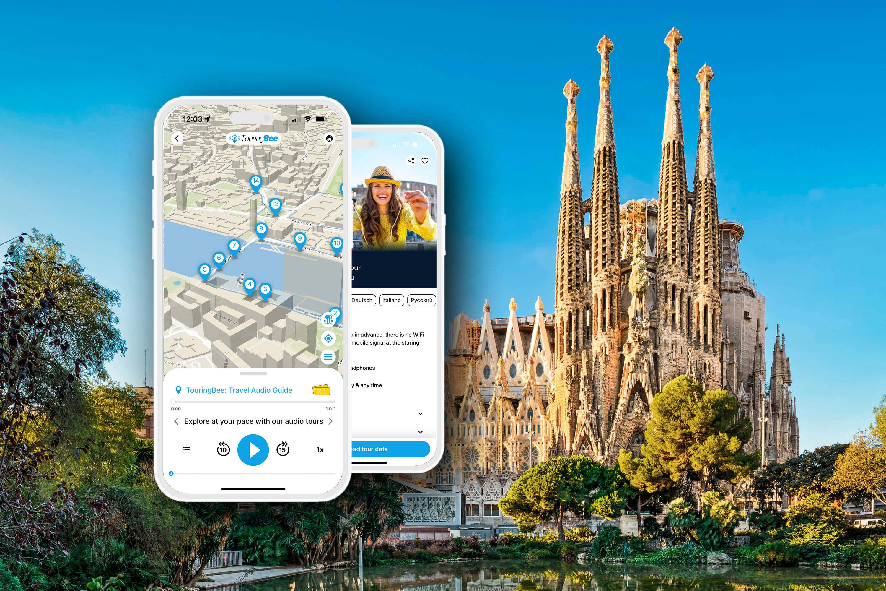 Barcelona: Gaudí masterpieces Walking Tour with Audio Guide App - cover photo