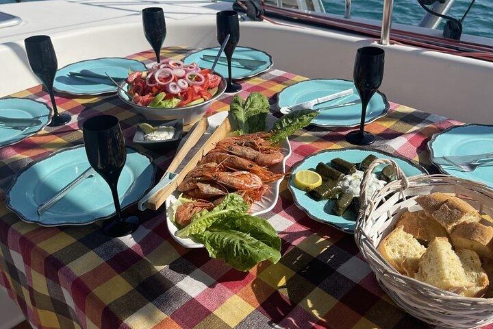 Luxury Catamaran Semi private cruise with meals & drinks and transportation. - photo 4