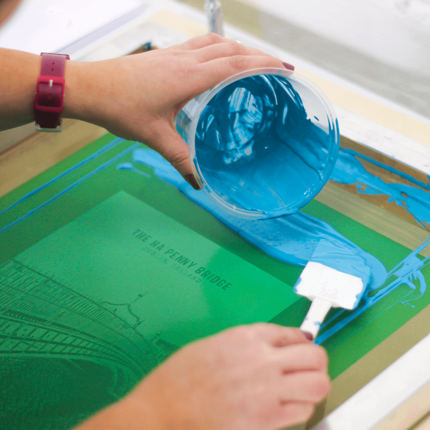Screen Print a Dublin Landmark - Creative Workshop - photo 3