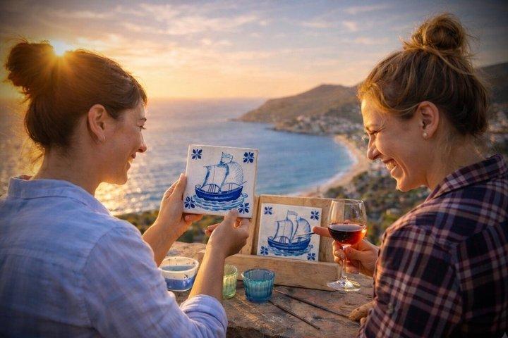 Tile Painting, Wine & Coastal Sesimbra Private Tour from Lisbon - cover photo