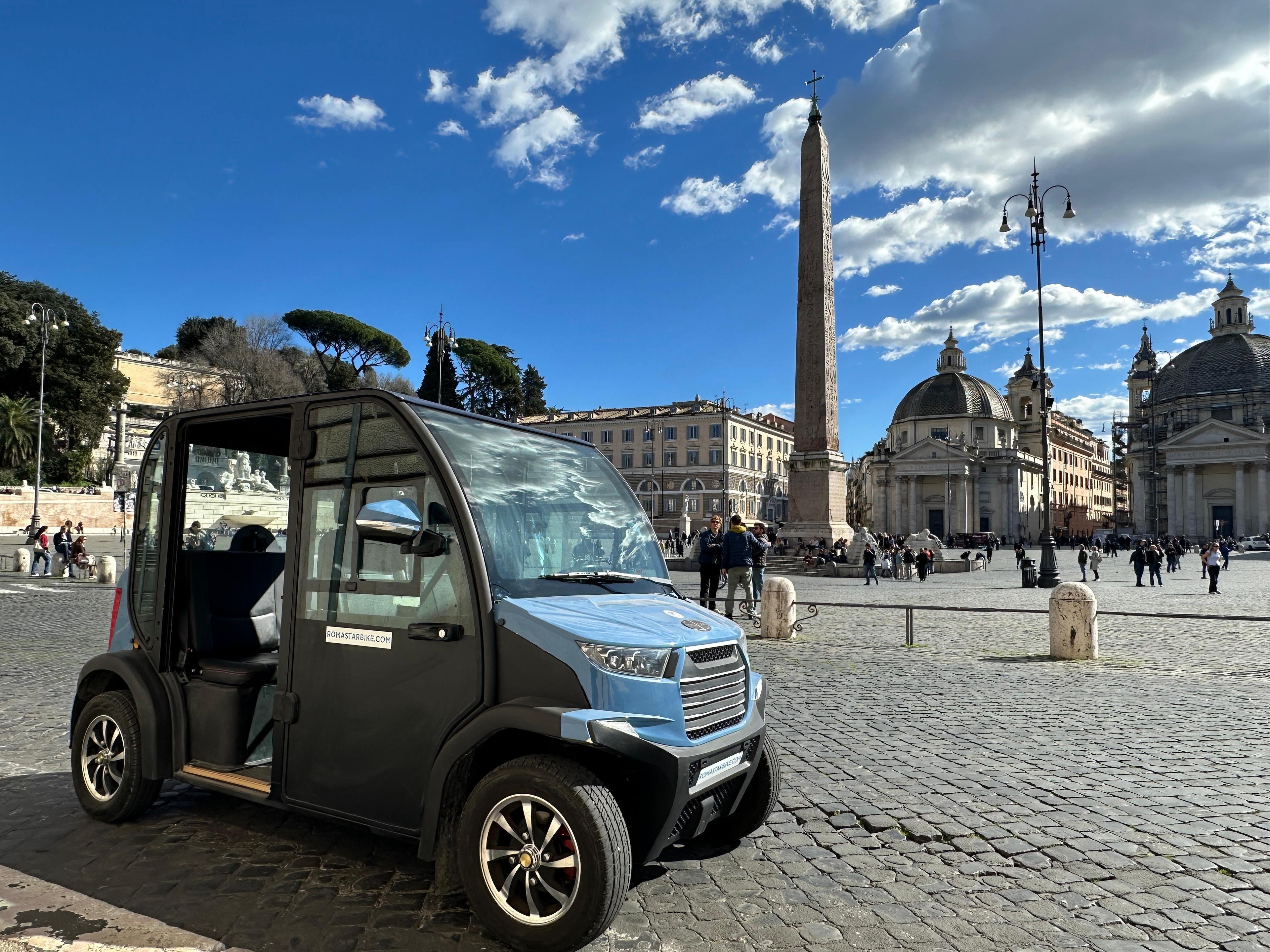 One-Day WOW Experience with Appian Bike Tour, Lunch, Golf Cart Tour and Colosseum Entrance - cover photo
