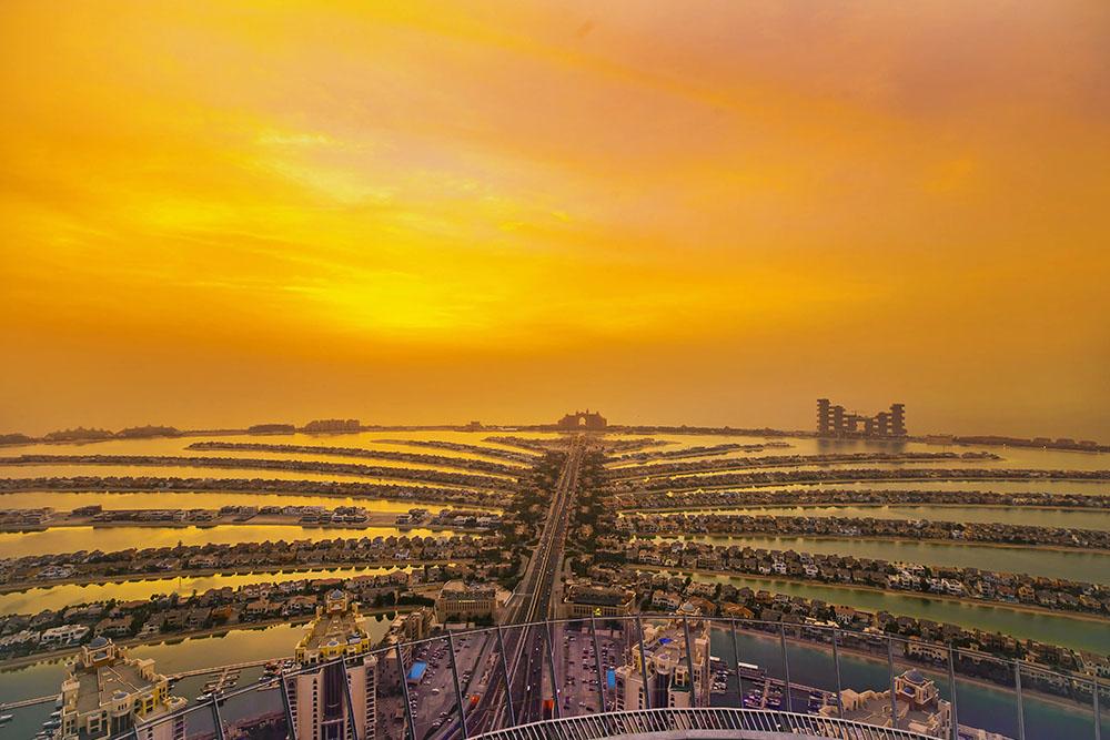View at the Palm tour & Marina Dhow Cruise with Dinner with  Private  Roundtrip   Transfer - cover photo