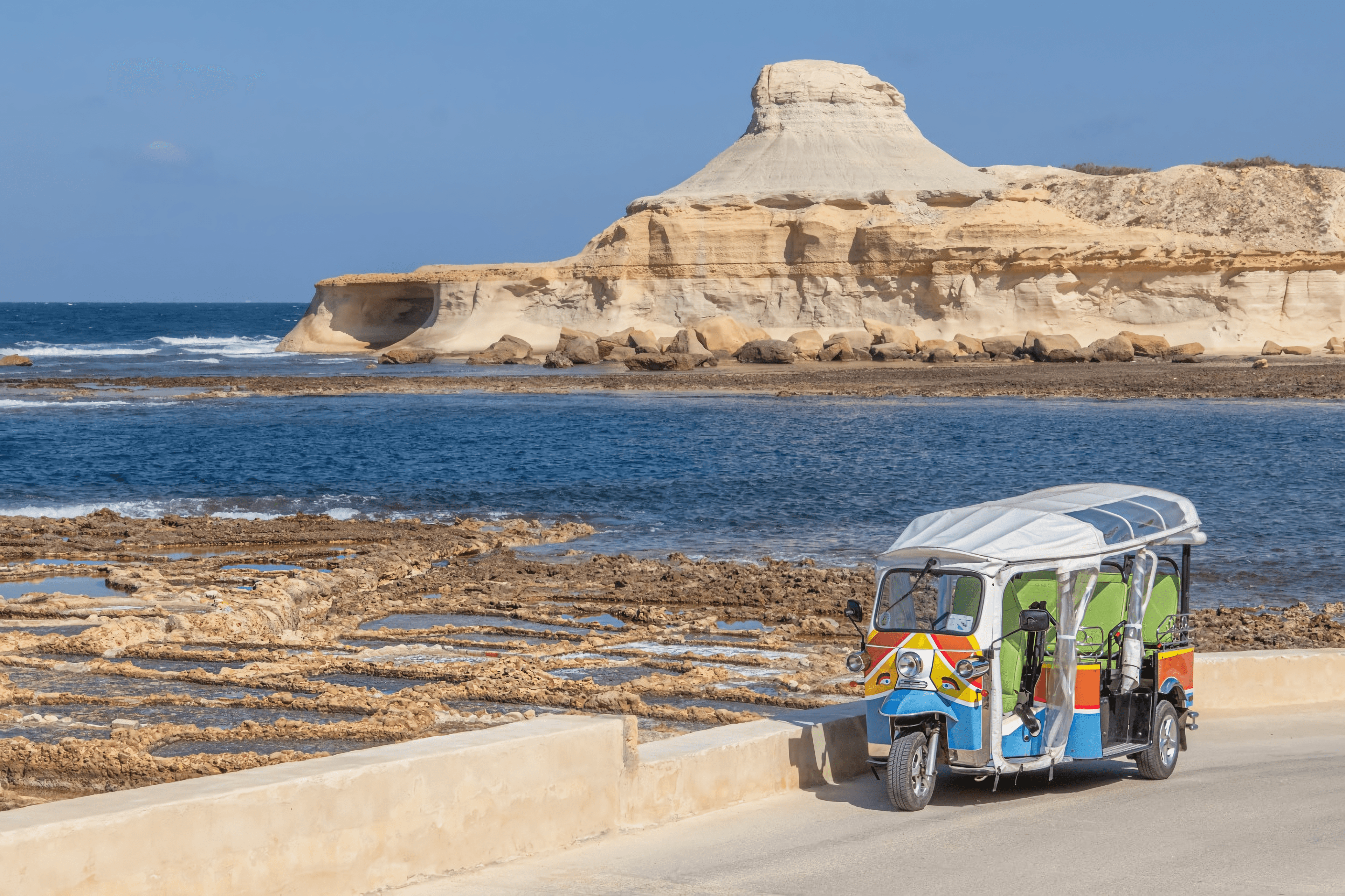 Gozo Tuk-Tuk Chauffeured Tour Including Comino Mini Cruise (Full Day) - photo 4