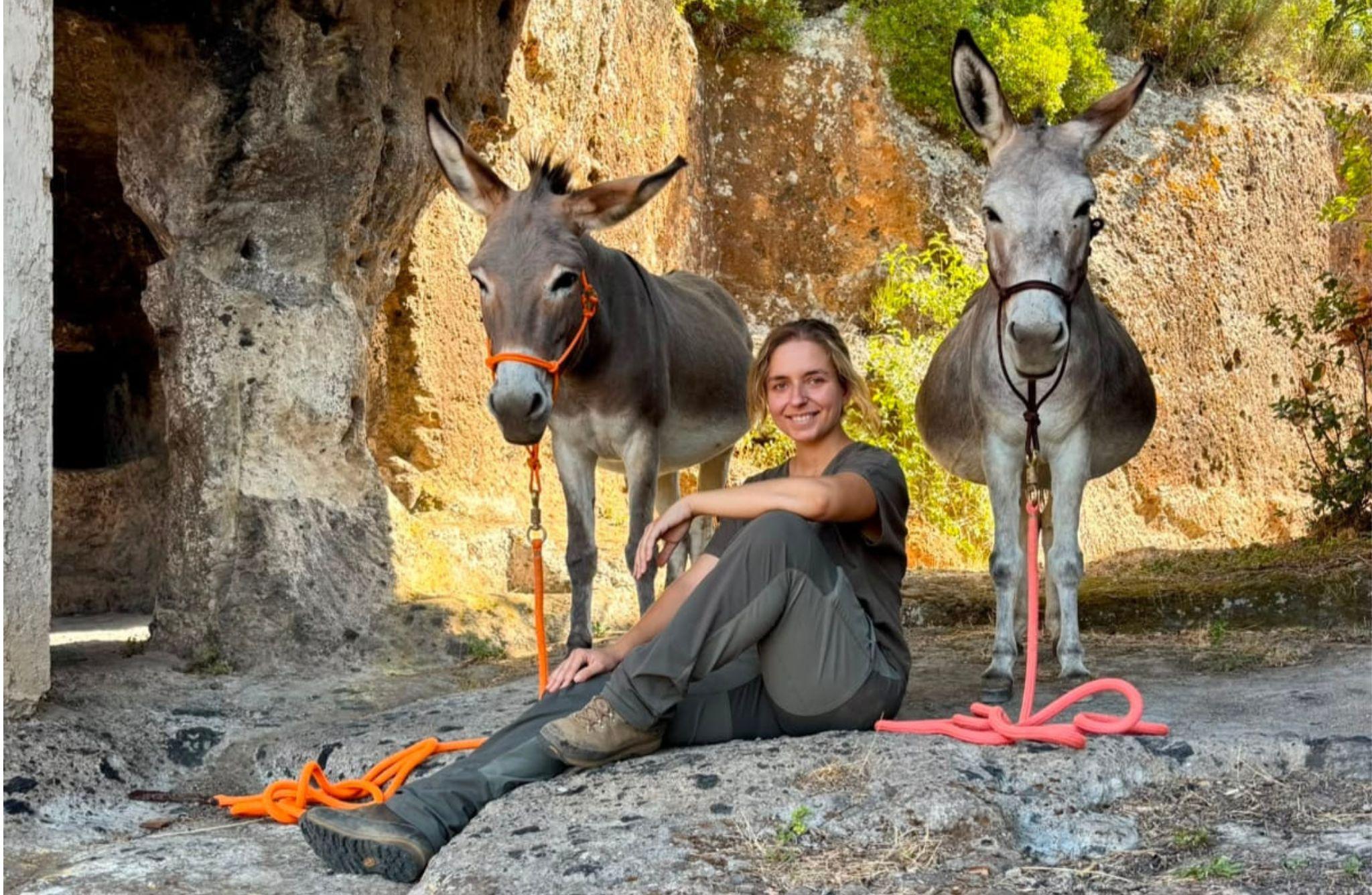 Walk with Donkeys and Visit the Porcine Caves near Viterbo - cover photo